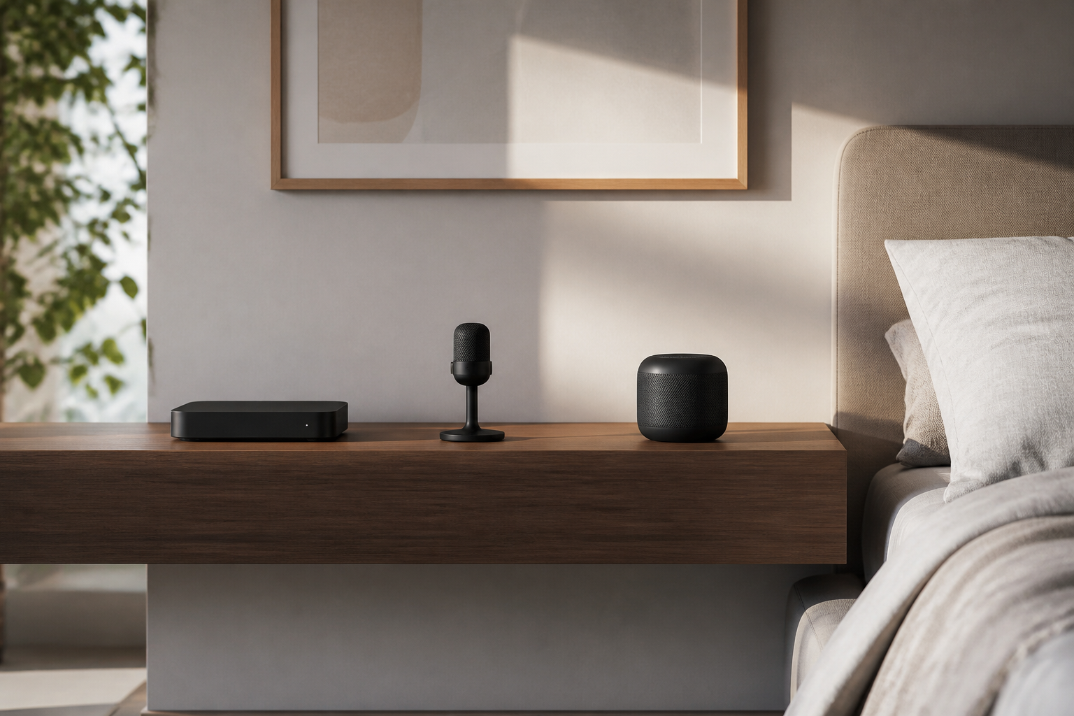 Alpha installed in a bedroom